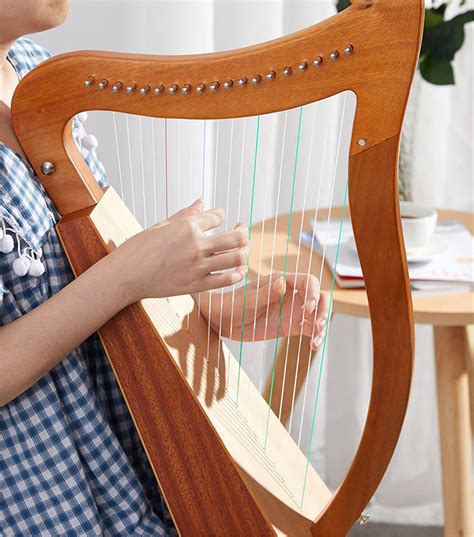 19 String harp Beginner Wood String Instrument Niche | Etsy