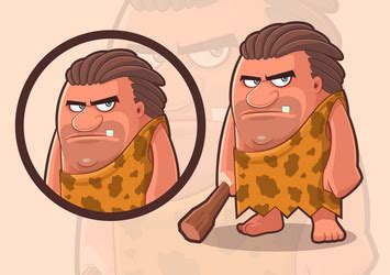 Caveman Club Cartoon Vector Images (over 550)