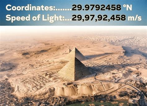 The Great Pyramid's latitude coordinates match the Speed of Light : r ...