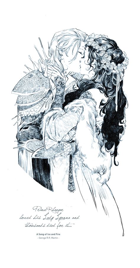 Rhaegar and Lyanna by SimonaBonafiniDA on DeviantArt