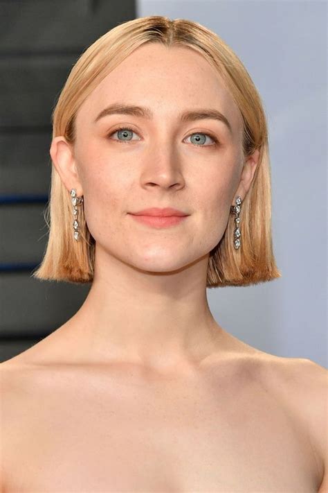 pin  yuuuuu  saoirse ronan bob hairstyles celebrity bobs