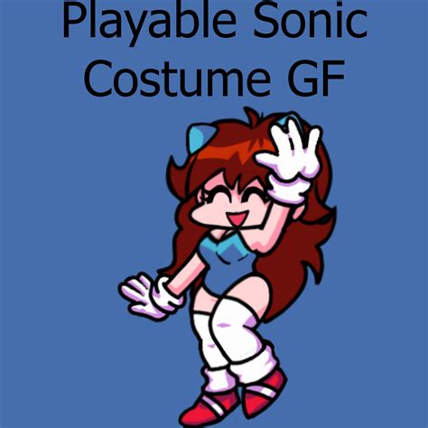 Sonic Costume GF Mod for Friday Night Funkin' | FNF Mods
