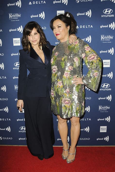 GINA GERSHON and JENNIFER TILLY at 2019 Glaad Media Awards in Los