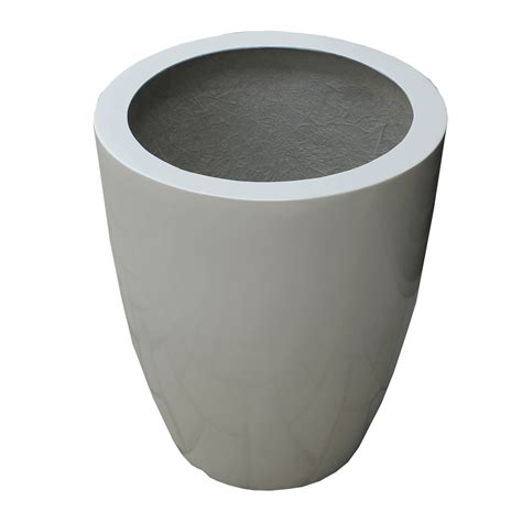 Vaso Fibra de Vidro Agata Nude 43 cm Casa Fraga | MadeiraMadeira