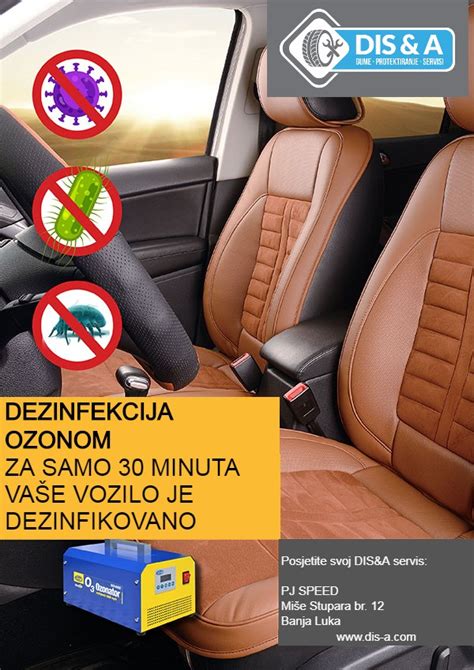 DEZINFEKCIJA VOZILA OZONOM - ozoniranje auta - uklnite viruse, bak...