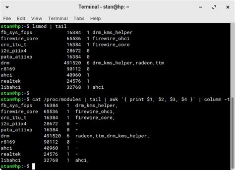lsmod outputs  tainted linuxorg