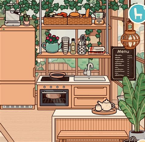 Toca boca, kitchen | Free house design, Cute room ideas, Cute dorm ideas