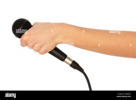 microphone for interview Stock Photo - Alamy
