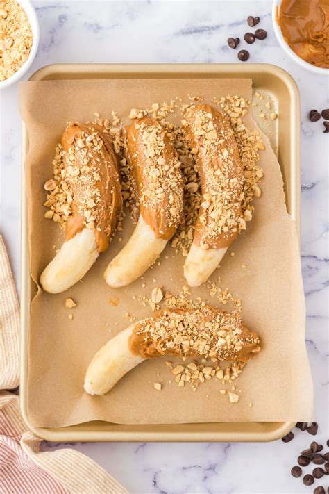 Peanut Butter Chocolate Bananas - Kitchen Divas