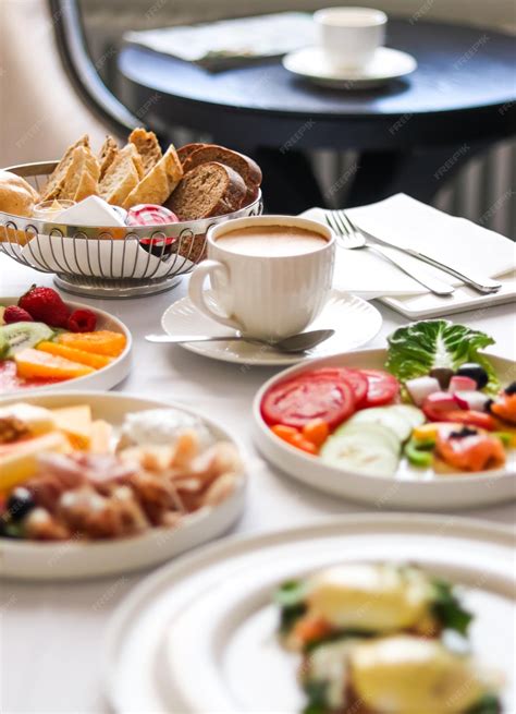 Premium Photo | Luxury hotel and five star room service various food