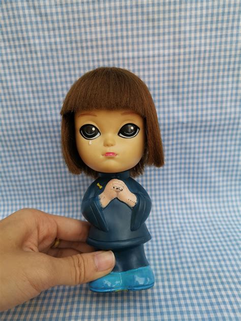 Vintage big eye sad eye hong kong doll 6.5inc | Etsy