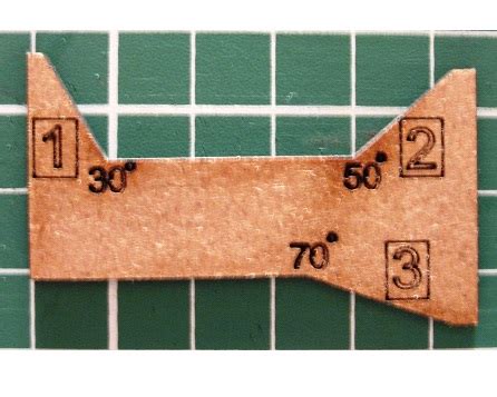 turning template    degrees blotz