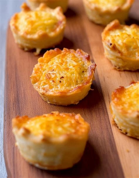 Baked Mac And Up Cheese Cups Recipe As Appetizer Or Snack - The Newlywed