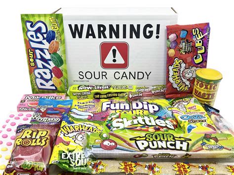 Amazon.com : RETRO CANDY YUM Super Sour Candy Variety Pack - Assorted