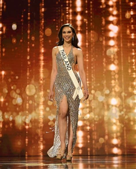 Thai Miss Universe Contender Goes Viral for Glittery Outfit Made of ...