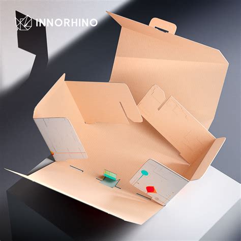 locking corrugated folder box   commerce  stop packaging