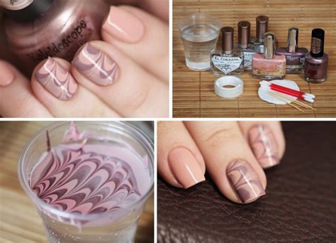 Как сделать водный маникюр - МАГИЯ КРАСОТЫ