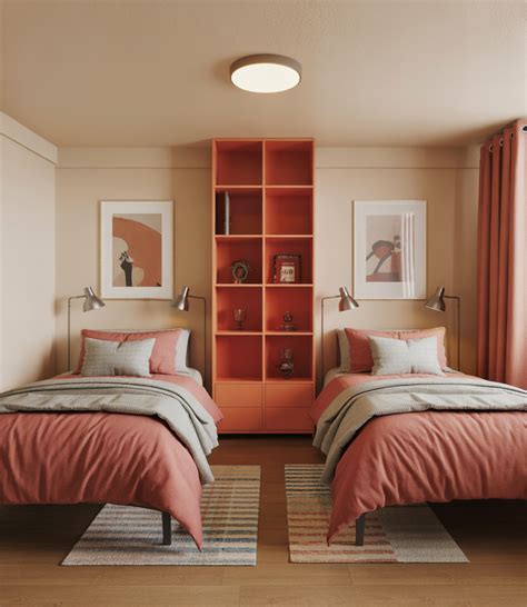 aesthetic dorm room color schemes