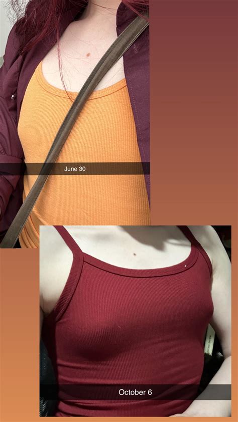 Chest growth September to October :) : r/transtimelines