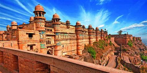 Historical Site Gwalior Fort at Gwalior of Madhya Pradesh India