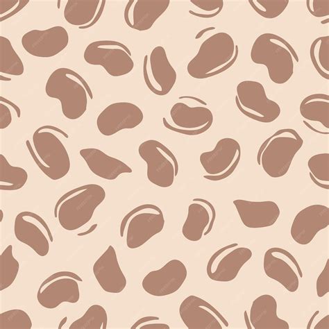 Premium Vector | Stylish and modern coffee bean seamless pattern sketch