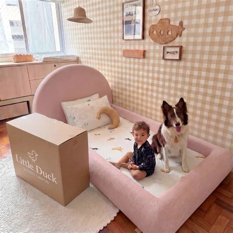 Cama Little Duck É Boa - Cama Montessoriana Sol - Rosa | Little Duck