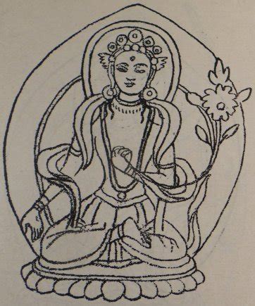 Fig. 49A: Ākāśagarbha Lokeśvara [The Indian Buddhist Iconography]