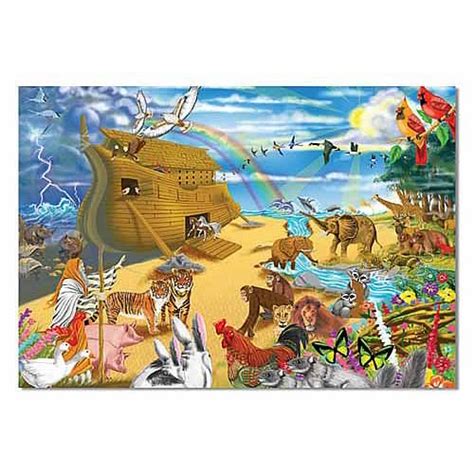 Noah's Ark Cardboard Jigsaw Puzzle - Entertainment Earth