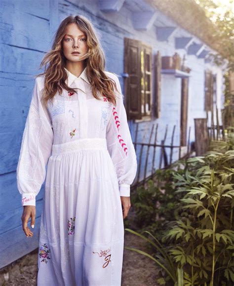 Marcin Tyszka Captures Eniko Mihalik In 'Folk Tale' For Harper's Bazaar