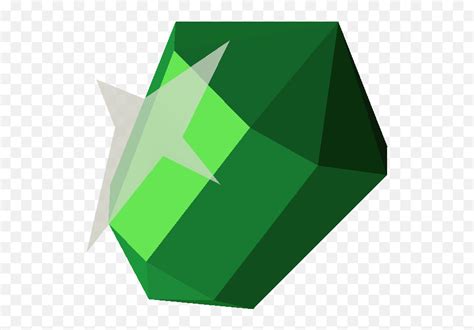 Emerald Clipart Green Gem - Cut Emerald Runescape Emoji,Gem Emoji ...