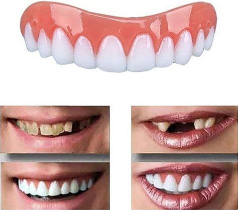 adjustable snap  dentures  men eat smile cover imperfections