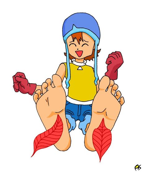 Sora's feet with some tickles by AlienShade on DeviantArt