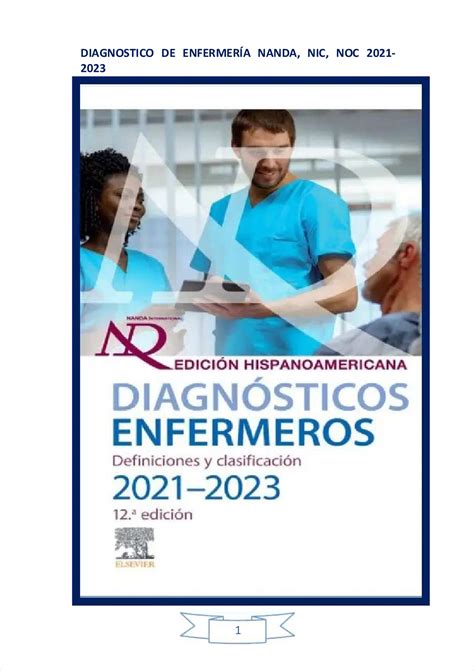 Diagnosticos de enfermeria nanda nic noc 2021 2023 - 20232023