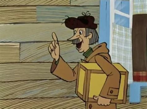 Create meme "Pechkin postman with a parcel, the postman Pechkin ...
