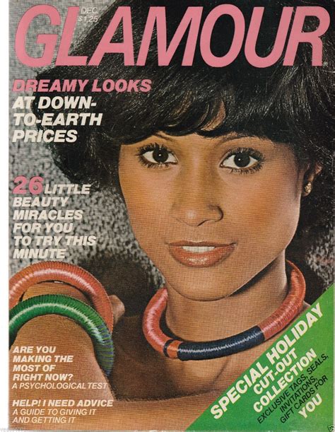 VINTAGE Glamour Magazine DECEMBER 1976 in 2024 | Beverly johnson