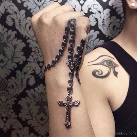 Rosary Bead Tattoo Ideas, Designs, and Meanings - TatRing | Cross tattoo for men, Tattoos for ...