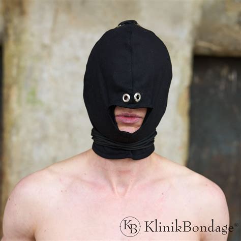 Buy Klinik Bondage BDSM Mask with Mouth Opening Black - Price: €43.90