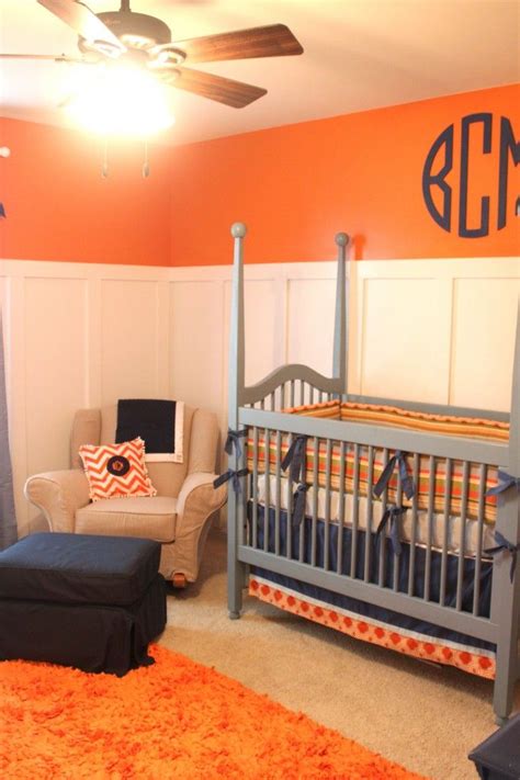 Orange, Grey, Blue. I also like the added panelling Boys Room Colors ...