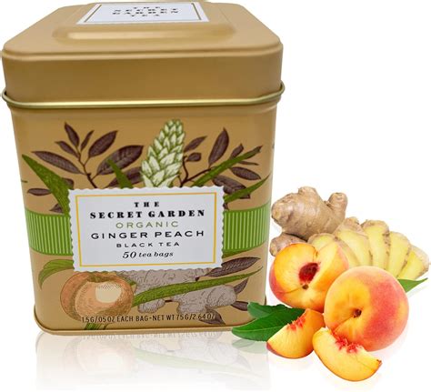 Amazon.com : Allegro Tea, Organic Ginger Peach Black Tea Bags, 20 ct