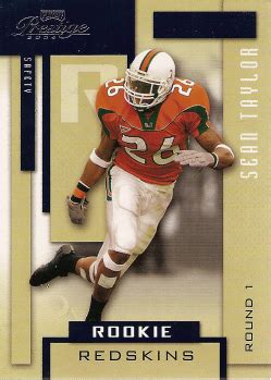 Miami Hurricanes Football | SEAN TAYLOR | Trading Card Collection