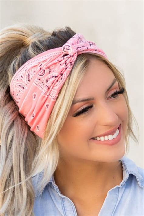 bandana headband bandana headband trendy fashion accessories hair