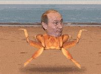 Putin Riding A Ritz Cracker