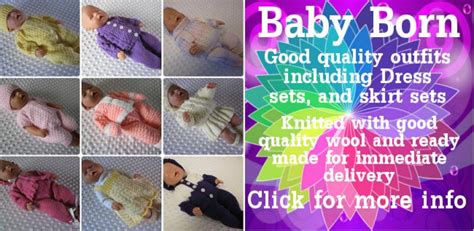 Dolls clothing hand knitted | Tiny Clothing