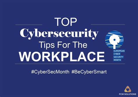 Top Cyber security Tips For The Workplace - PCW Solutions