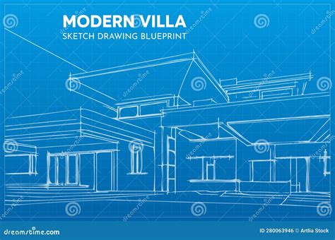 plan de la villa moderne plan plan plan plan plan plan plan dessin