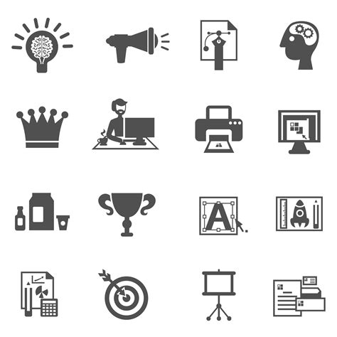 Branding Icons Black 434937 Vector Art at Vecteezy