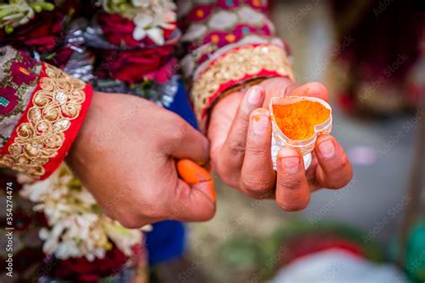 Hindu Marriage Wedding Ceremony,Nepali Wedding Rituals Stock Photo ...