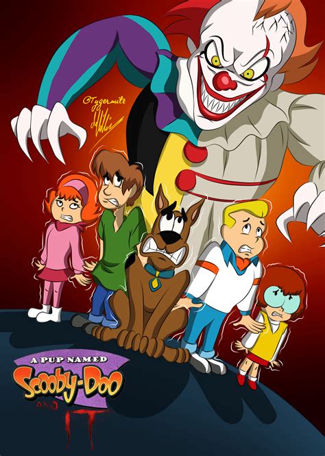 A Pup Named Scooby-Doo meets Pennywise ~ Fanart by Me! : r/Scoobydoo
