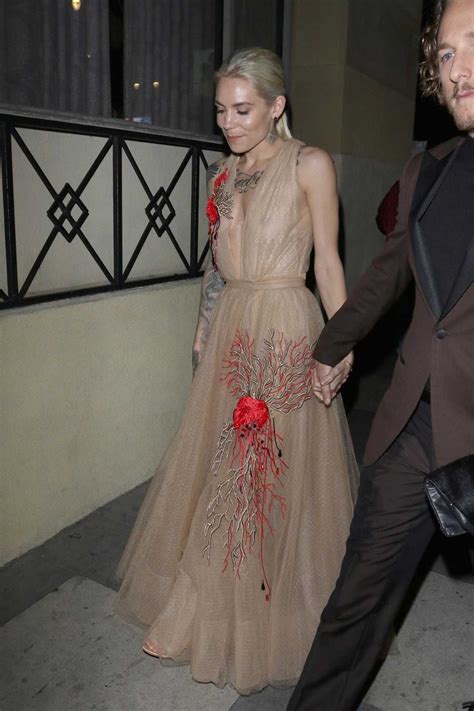 Skylar Grey in a Beige Evening Dress Leaves the Aquaman Premiere in