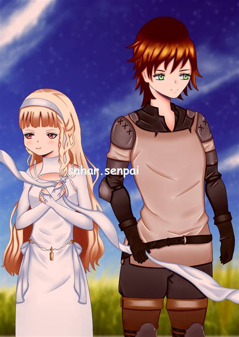 Maquia and Ariel by saharsenpai on DeviantArt